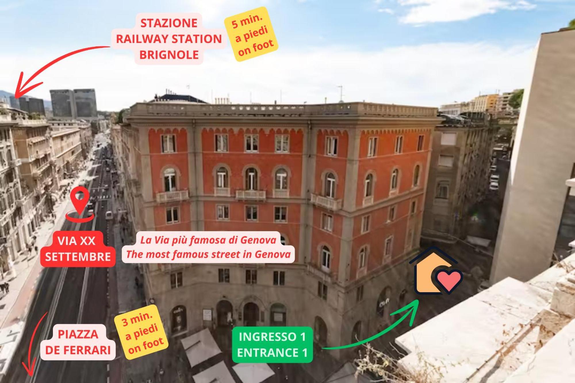Casa Via XX Settembre - La Via Piu Famosa Di Genova 아파트 외부 사진